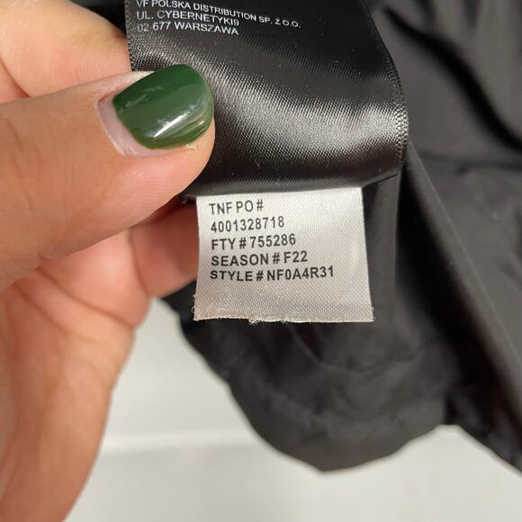 The North Face WOMEN'S GOTHAM DOWN PUFFER PARKA SZ SMALL 550-Down Black Long EUC - Picture 12 of 14